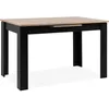 Image de Table extensible - BIRMINGHAM - 80A - Ouverture synchonisée automatique - Chene / noir - 6 / 8 personnes - 125-165 x 75 x 80 cm