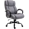 Image de Vinsetto Chaise de Bureau Fauteuil de Bureau Chaise de Jeu Chaise Pivotante Fonction Basculement Rembourrage Épais Ergonomique avec Accoudoirs Ajustables Capacité de Charge 220 kg Gris clair 72,5x83x110-118 cm