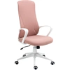 Image de Vinsetto Chaise de Bureau, Chaise d'ordinateur, dossier inclinable, pivotante, ajustable en hauteur, 62x56x110-119,5cm, rose
