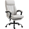 Image de Vinsetto Fauteuil de Bureau avec Fonction de Massage, Fauteuil de Bureau d'ordinateur, Chauffage Lombaire, Fonction d'Inclinaison, Gris Clair