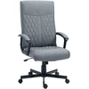 Image de Vinsetto Chaise de Bureau Chaise d'Ordinateur, Réglable en Hauteur, Inclinable, Chaise de Bureau Ergonomique, Gris
