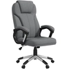 Image de Vinsetto Chaise de Bureau Chaise de Bureau Fauteuil de Direction, réglable en hauteur, basculant, 6 cm x 75 cm x 120 cm, Gris