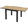 Image de Outsunny Table de jardin Table d'extérieur, résistante aux intempéries, 162 x 80 x 75 cm, Jaune