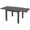 Image de Outsunny Table de jardin Table d'extérieur, résistant aux intempéries, 162 x 80 x 75 cm, Gris