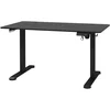 Image de Vinsetto Bureau Debout Réglable en Hauteur Bureau, 140 cm x 70 cm x 116 cm, Noir
