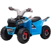 Image de HOMCOM Quad électrique pour enfants, 2,5 km/h, marche avant & arrière, pour 18-36 mois, Bleu