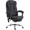 Image de Vinsetto Chaise de Bureau avec Fonction de Massage, Chaise de Bureau Ergonomique avec Fonction Inclinable & Chauffante, Ajustable en Hauteur, Noir