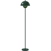 Image de HOMCOM Lampe sur Pied, Abat-jour rond, Interrupteur au pied, Câble long, Look élégant, Acier, Vert