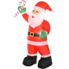 Image de HOMCOM Décoration de Noël gonflable, Père Noël 2,4 m avec LED pour intérieur et extérieur