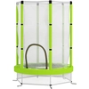 Image de AIYAPLAY Trampoline Enfant avec Filet de Sécurité, pour l'Intérieur et l'Extérieur, 3-6 Ans, Vert