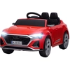 Image de AIYAPLAY Voiture électrique pour enfants, 12V Audi Q8, 3-5 km/h, télécommande, phares, musique, Rouge