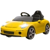 Image de AIYAPLAY Voiture Électrique pour Enfants à Commander, Musique, Avertisseur Sonore, USB, Ceinture de Sécurité, pour 3-5 Ans, Jaune