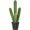 Image de HOMCOM Plante artificielle Cactus 53 cm en pot pour la maison, le bureau