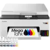 Image de Imprimante jet d'encre MegaTank 3-en-1 rechargeable couleur sans fil Canon MAXIFY GX1051 avec 3 bouteilles d'encre noire à haut rendement supplémentai