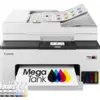 Image de Imprimante jet d'encre MegaTank multifonction rechargeable couleur sans fil Canon MAXIFY GX2051 avec 3 bouteilles d'encre noire à haut rendement suppl