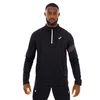 Image de Asics Icon LS 1/2 Zip Vêtements homme Noir M