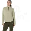 Image de Asics Nagino Run 1/4 Zip Vêtements femme Vert L