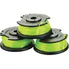 Image de Ryobi Lot 3 bobines simple fil torsadé Ø 2,0 mm pour coupe-bordures sur batterie RAC143
