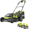 Image de Ryobi Tondeuse Hybride alimentée simultanément par 2 batteries 18V ONE+  - 37 cm (2 x 5,0 Ah) RY18LMH37A-250