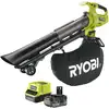 Image de Ryobi Souffleur aspiro-broyeur Brushless 18V ONE+ HP  (1 x 5,0 Ah) RY18BVXA-150