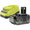 Image de Ryobi Pack chargeur 2,0 A + 1 Batterie Lithium+ 18V ONE+    4,0 Ah RC18120A-140XG