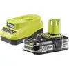 Image de Ryobi Pack chargeur 2,0 A + 1 Batterie Lithium+ 18V ONE+    2,5 Ah RC18120A-125