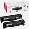 Image de Cartouche toner noir Canon 718VP (lot de deux cartouches toner à prix réduit)