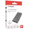 Image de Disque Dur Verbatim TurboMetal SSD 2 To USB4 Type-C 3700 Mo/s Gris