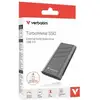 Image de Disque Dur Verbatim TurboMetal 4 To USB4 Type-C Argent 3700 Mo/s Ventilation