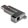Image de Verbatim Dual QuickStick 1 To USB Type-A / USB Type-C 550 Mo/s Autre Gris
