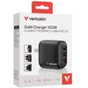 Image de Cargador GaN 100W Verbatim USB-C Noir Intérieur