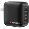 Image de Chargeur Verbatim Mini GaN 100W 3 ports USB-C Charge Rapide Noir