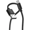 Image de Cable USB Verbatim 32393 1 m USB A vers USB C USB 2.0 Noir et Blanc