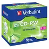 Image de CD-RW Verbatim 12x 700 MB Paquet 10 Unités