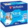 Image de Verbatim CD-R AZO Wide Inkjet Printable 700 MB 52x Boîte de 10