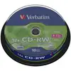 Image de CD vierge Verbatim CD-RW 12x 700MB spindle 10 unités