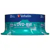 Image de DVD Verbatim RW Matt Silver 4,7GB 4x Spindle 25 Unites