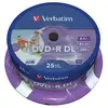 Image de DVD Verbatim 43667 8,5 GB DVD+R DL 25 unités en axe