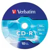 Image de CD vierge Verbatim CD-R 52X 700MB 10PK OPS Wrap EP protection durable