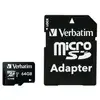 Image de Carte MicroSDXC Verbatim Premium 64 Go Classe 10 UHS-I V10 90 Mo/s Noire