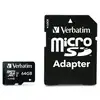 Image de Carte mémoire Verbatim Pro 64 Go microSDXC UHS Classe 10