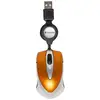 Image de Souris Verbatim Go Mini USB 1000 DPI Orange avec câble rétractable