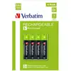 Image de Pile Recargable AAA Verbatim 49514 NiMH 1,2 V 950 mAh 4 unités