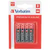 Image de Pile Alcaline AAA Verbatim 4 unités 1,5 V