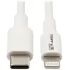 Image de Câble USB-C à Lightning Eaton Tripp Lite M102-003-WH 0,91 m