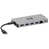 Image de USB-C Dock - 4K HDMI, USB 3.2 Gen 1, Hub USB-A, GbE, Carte Mémoire, Charge PD 100W, Câble Amovible