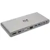 Image de Station d'accueil USB-C Tripp Lite U442-DOCK4-INT 100W 4K Ultra HD 2xHDMI/VGA/DP/GbE Gris