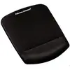 Image de Fellowes Foam Plush Alfombrilla de Ratón con Reposamuñecas Negra