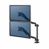 Image de Fellowes Platinum Series Bras porte-écrans double vertical - Noir