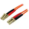 Image de Cable Fibre Optique StarTech 50/125 OM2 LSZH 1 m LC-LC Duplex Orange